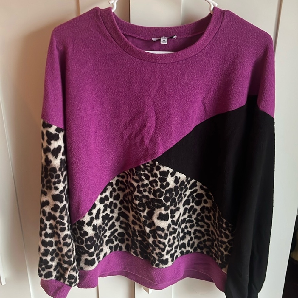 White Birch- fleece sweater